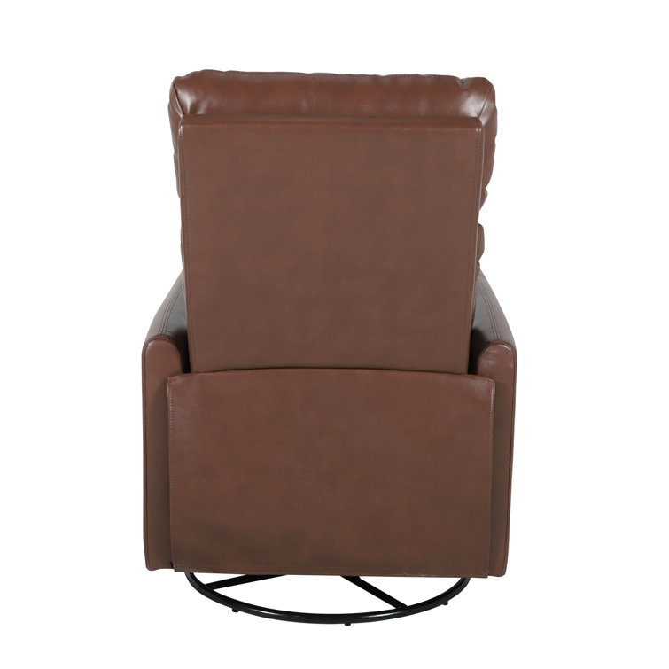 Sutton upholstered swivel clearance glider